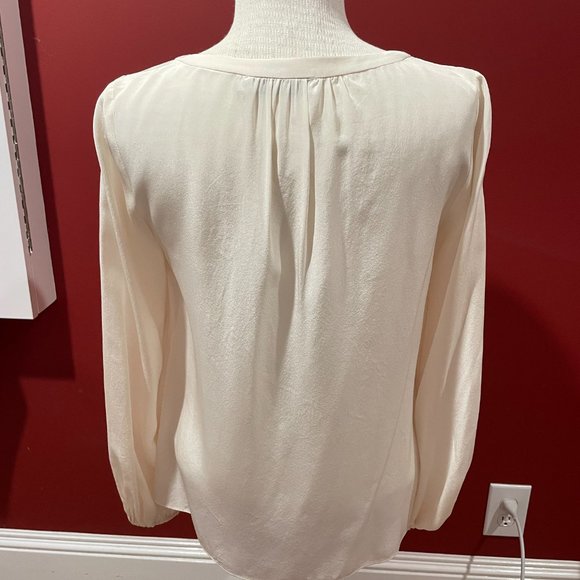 Alice & Trixie Long Sleeved Coco Blouse, Open Neck with Tie, Cuffed Sleeve - Picture 3 of 4